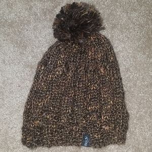 Nwot adora brown/tan/gold beanie